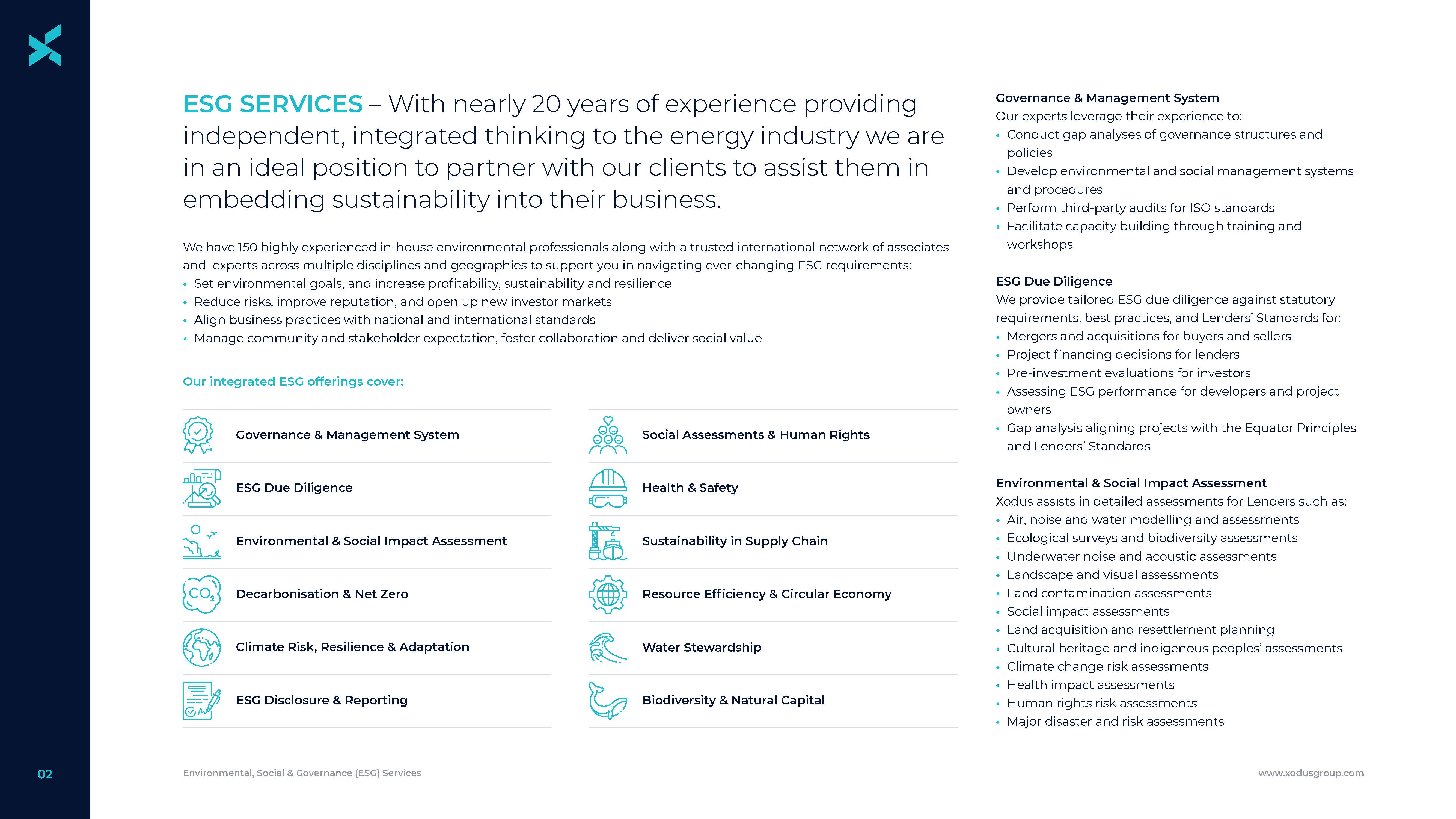 Xodus ESG Brochure 2