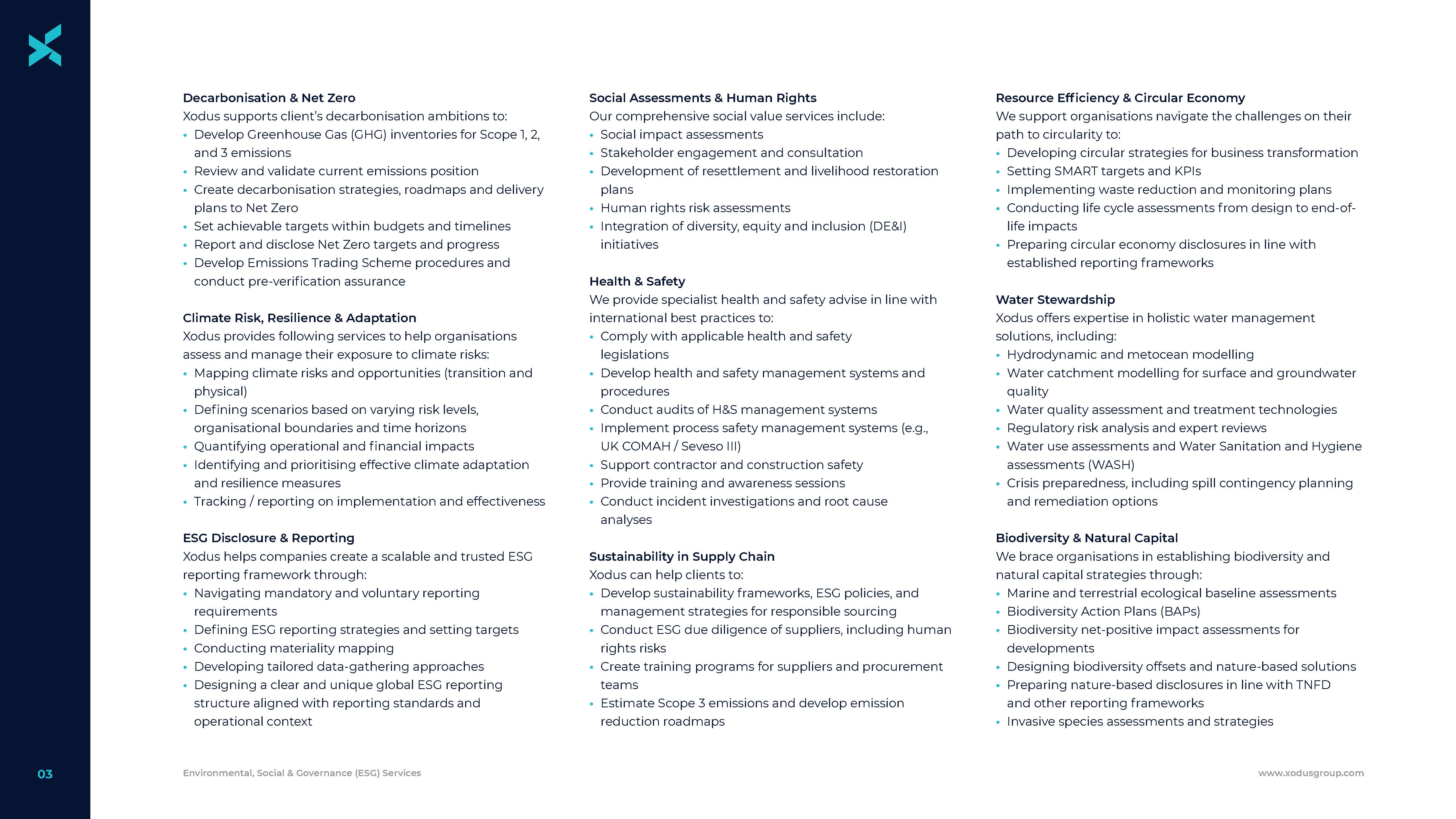 Xodus ESG Brochure 3