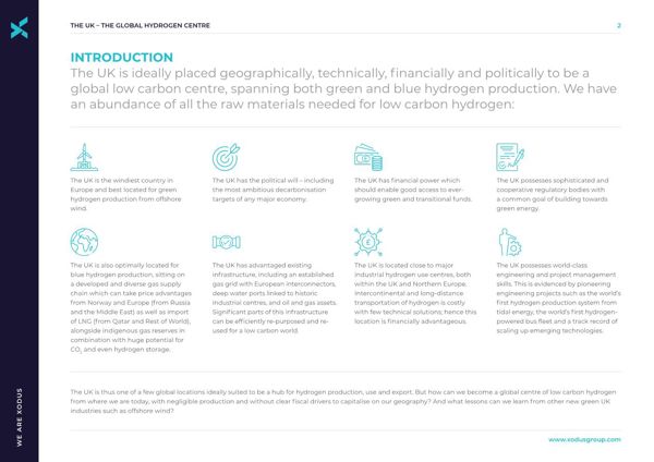 The UK - The Global Hydrogen Centre
